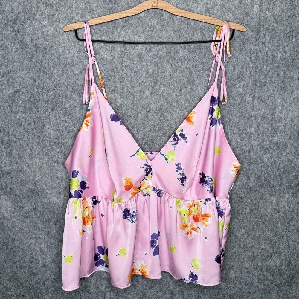 Savage x Fenty Night Blooms Satin Sleep Cami- 3X‎
